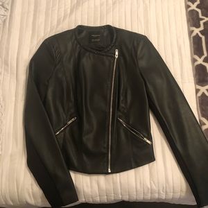 Zara faux leather jacket